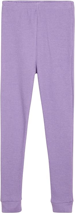 Girls' Thermal Underwear Set - 6 Piece Waffle Knit Top & Long Johns - Warm Winter Base Layer for Girls (2T-16) - Perfect for Snow Play, Skiing & Cold Weather Activities