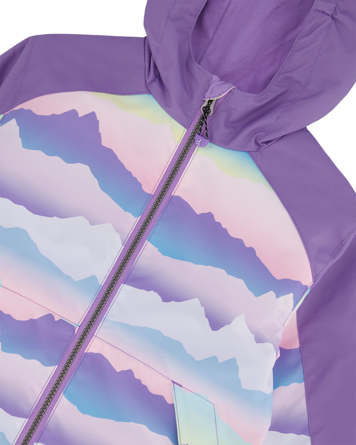 3-in-1 Two Piece Mid Season Outerwear Set with Printed Jacket for Little Girls - Perfect for School, Playdates & Outdoor Adventures