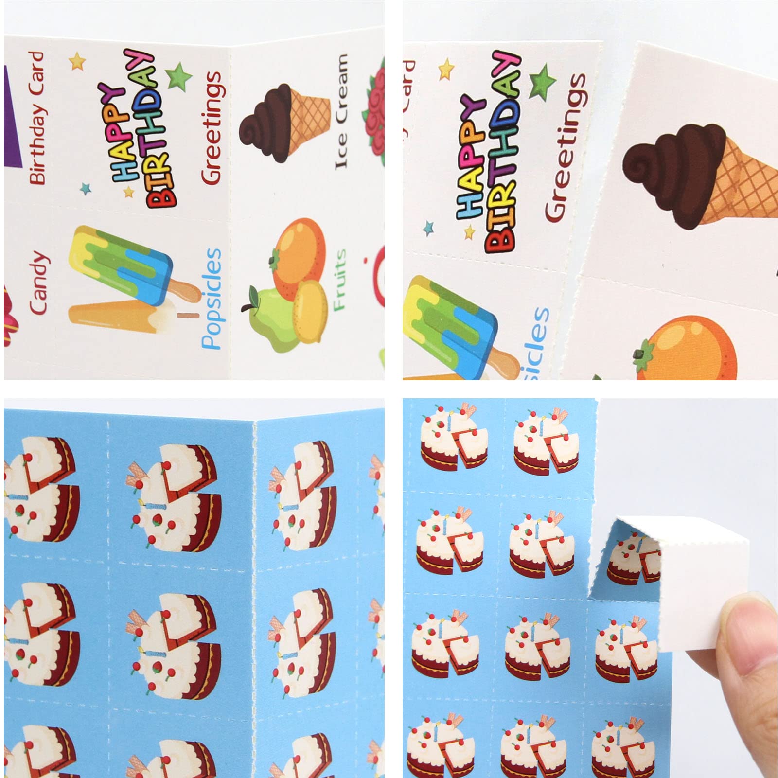 Birthday Bingo Game for Kids - 24 Player Die-Cut Bingo Cards Set - Fun Party & Classroom Activity Supplies for School Events, Family Gatherings & Holiday Celebrations