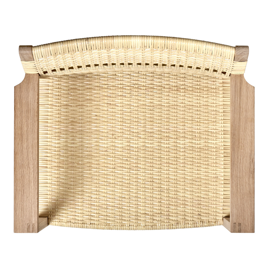 BM62 Armchair - Natural Cane Wicker Rattan Chair for Living Room, Patio & Outdoor Relaxation | Comfortable Boho Style Seating