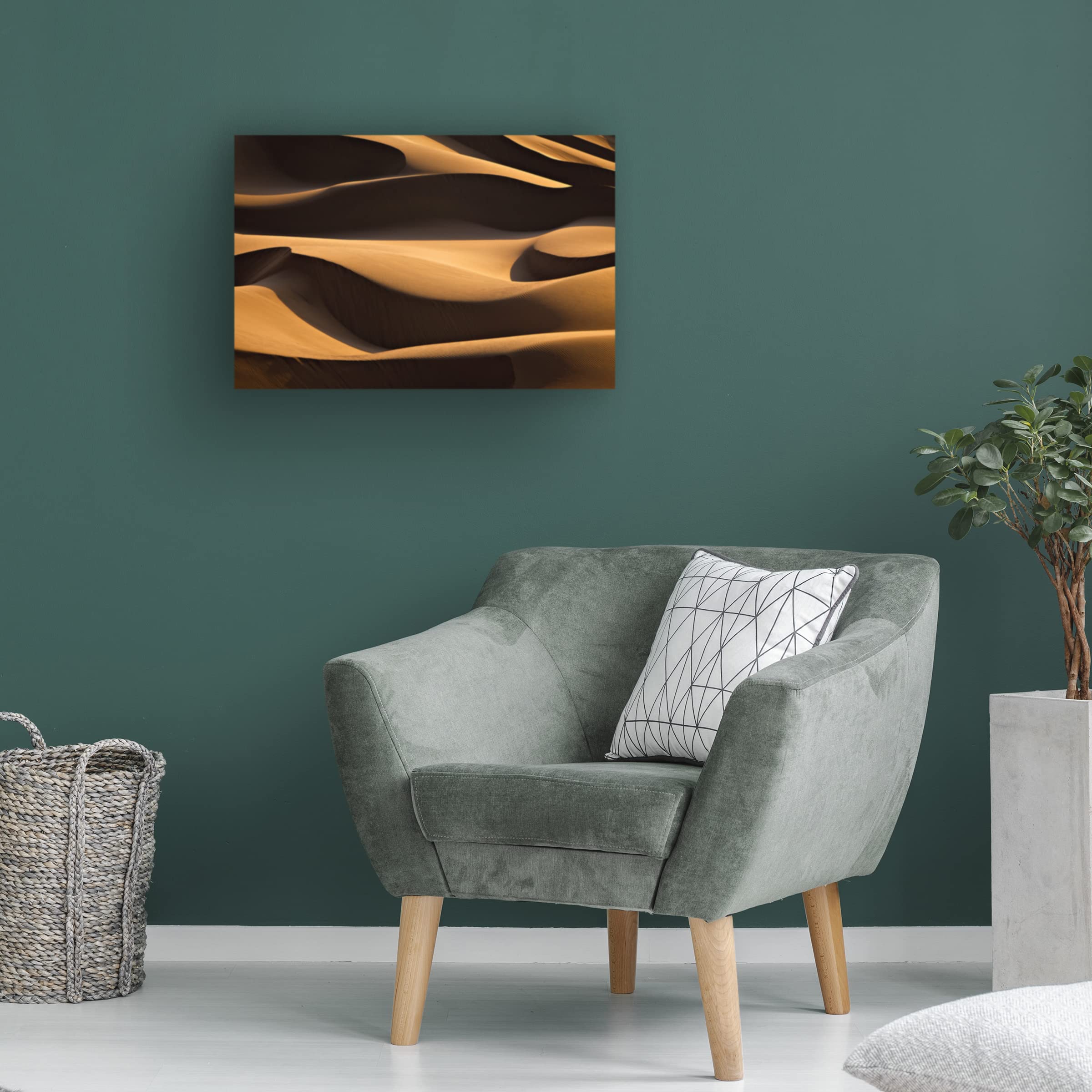 Trademark Fine Art 'Layers' Canvas Wall Art Painting by Mohammadreza Momeni - Modern Abstract Home Decor for Living Room, Bedroom & Office