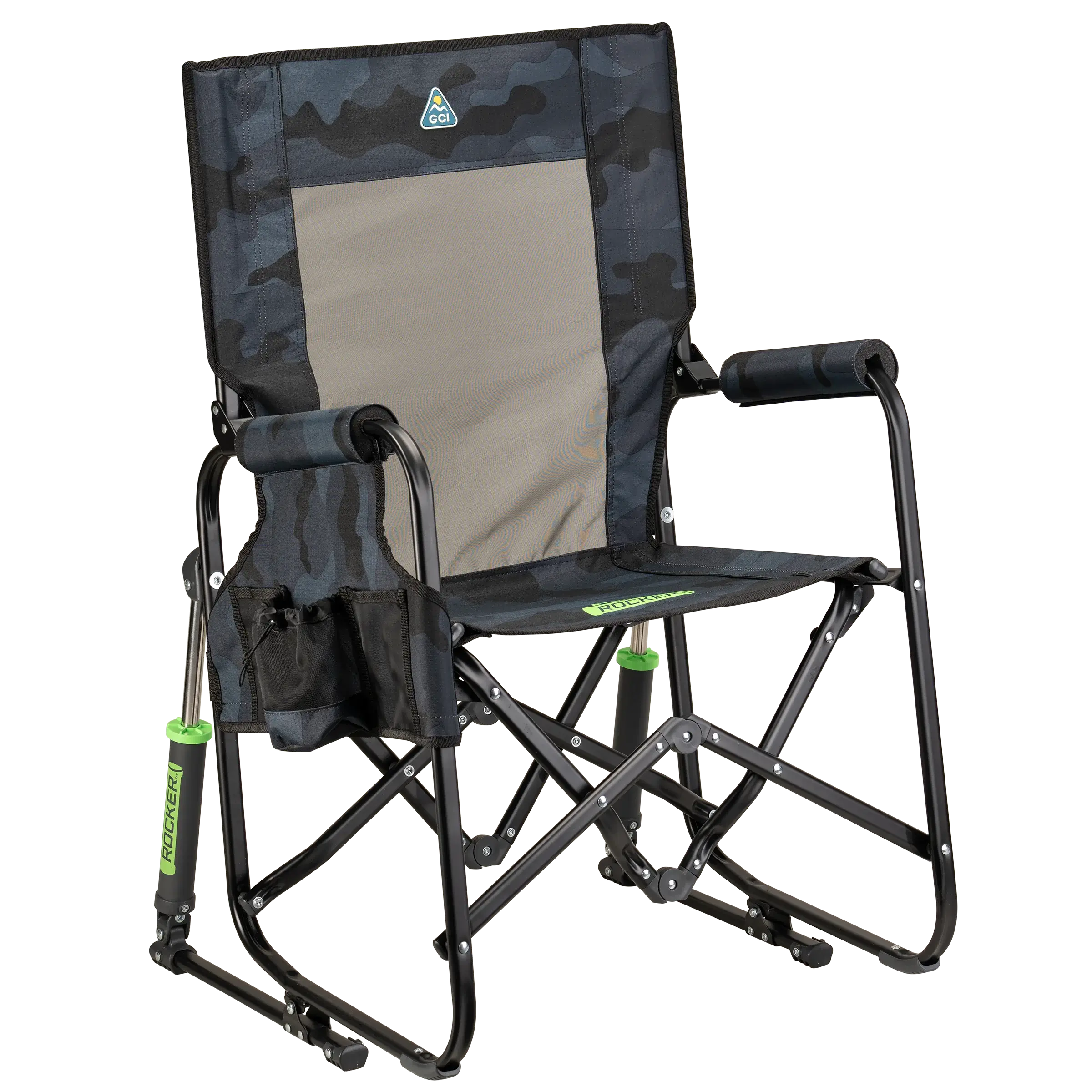 Stowaway Rocker™ - Compact Folding Rocking Chair for Camping, Travel & Small Spaces - Portable Outdoor Rocker for Patio, RV, Apartment & Nursery - Lightweight & Easy to Store