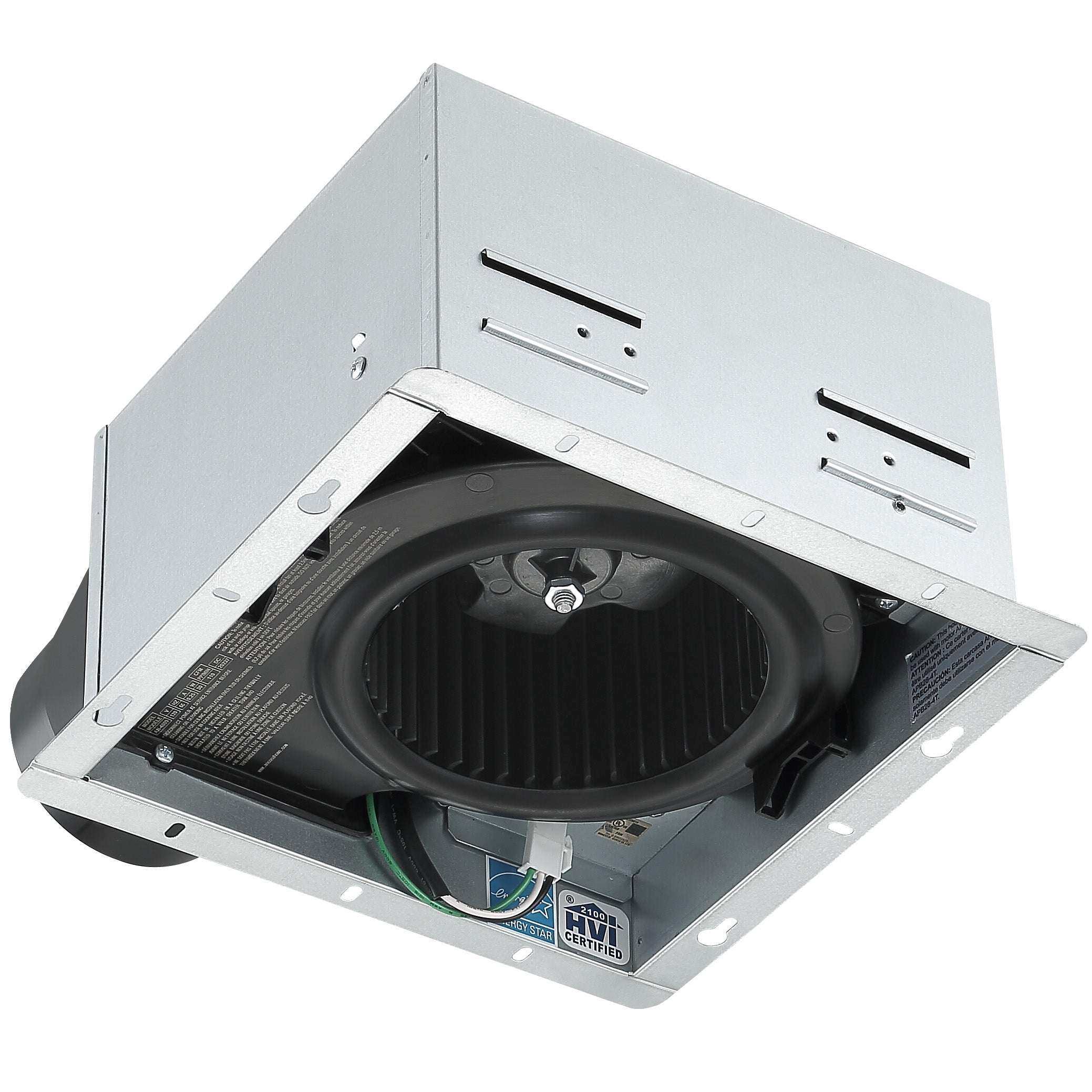 Roomside 110 CFM ENERGY STAR Certified Bathroom Exhaust Fan - Quiet Ventilation for Moisture & Odor Removal - Perfect for Bathrooms, Laundry Rooms & Small Kitchens
