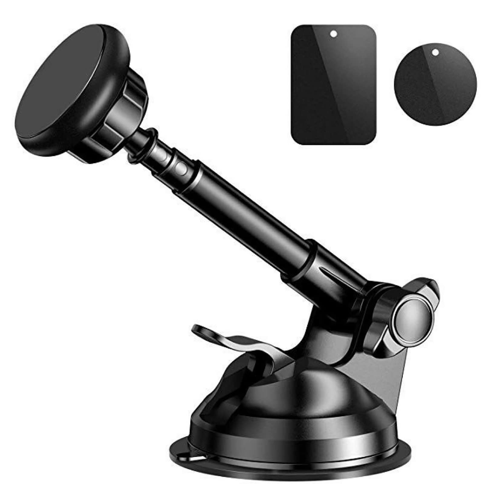 Strong Magnetic Car Phone Holder - Universal Dashboard Mount for iPhone, Samsung, Google Pixel - Hands-Free Navigation & Driving Safety Accessory (Perfect for Road Trips, Uber/Lyft Drivers & Daily Commute)