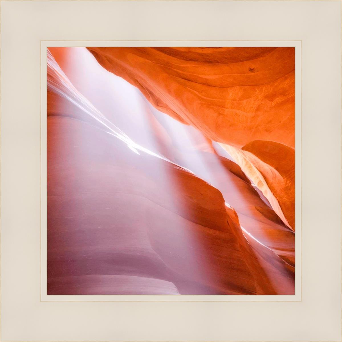 Stunning Antelope Canyon Light Shafts Wall Art - Natural Sunbeam Photography Print for Home & Office Decor - Perfect for Living Rooms, Bedrooms & Workspaces