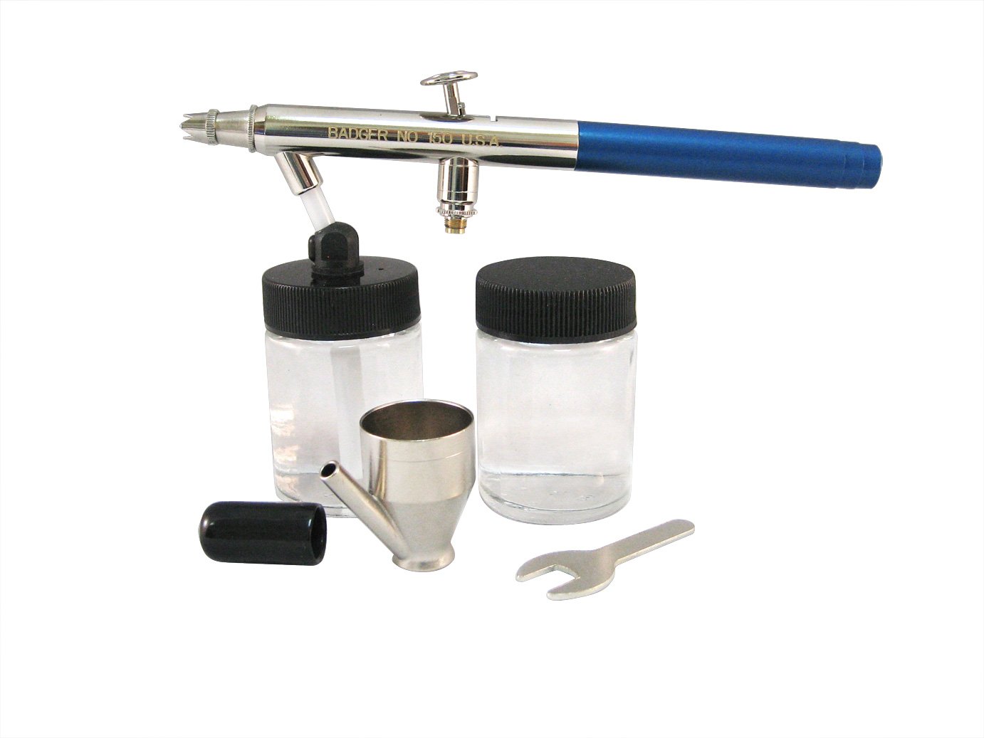 Badger Air-Brush Co. Medium Head Airbrush Kit (Model 150-1) - Professional Paint Spray Gun for Art, Crafts & DIY Projects - Perfect for Model Painting, Cake Decorating & Automotive Detailing