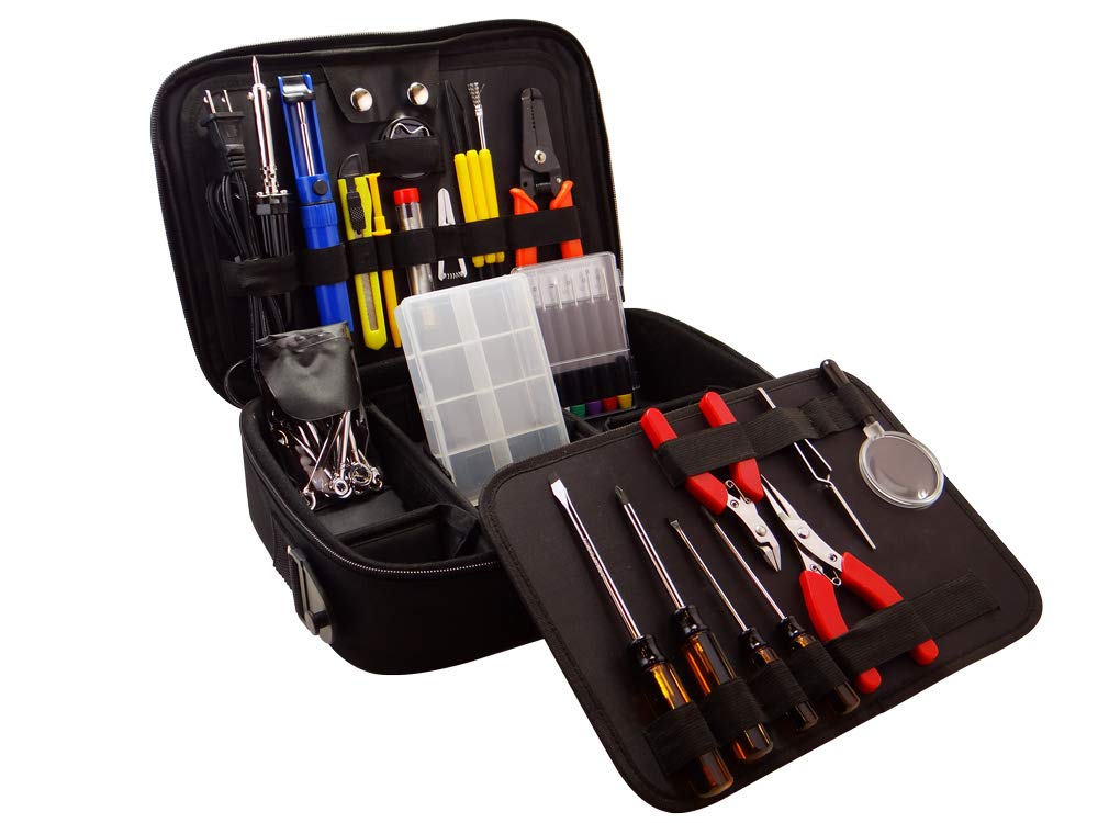 Hobbes HT-2020 Professional Workstation Repair Tool Kit - 45-Piece Computer & Laptop Repair Set with Precision Screwdrivers - Perfect for IT Technicians, DIY PC Builders & Electronics Repair