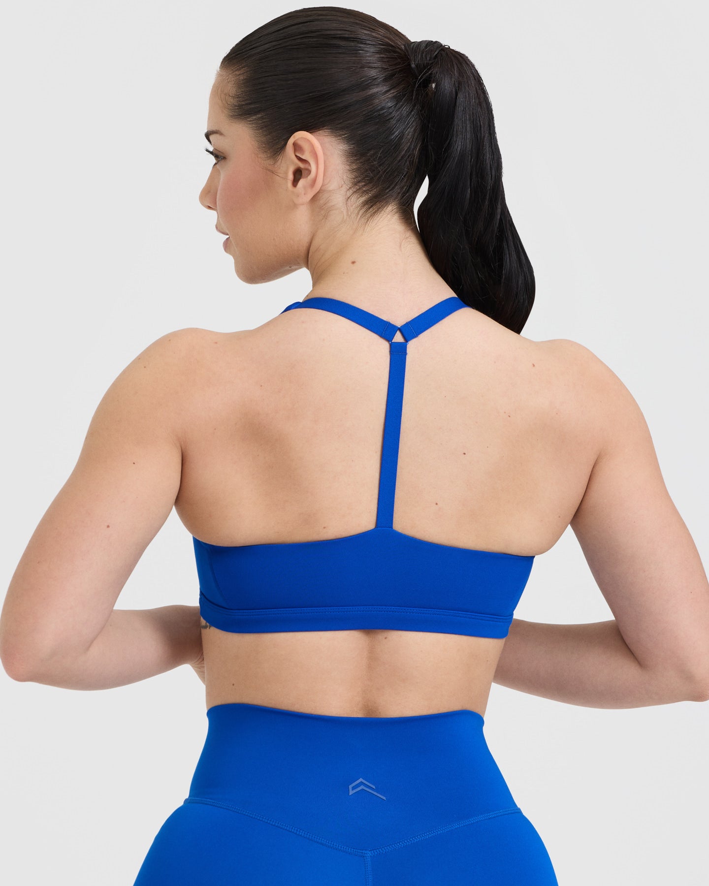 Timeless Square Neck Sports Bra for Women - High Support Workout Top in Cobalt Blue | Perfect for Yoga, Running & Gym Fitness