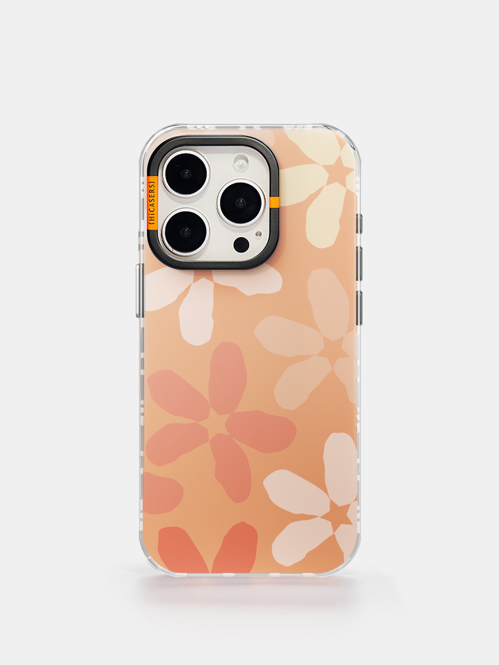 Starry Blossom Phone Case for iPhone 15 Pro Max - Soft TPU Protective Cover with Floral Design (Apricot Color) | Perfect for Everyday Use, Travel & Gift Giving