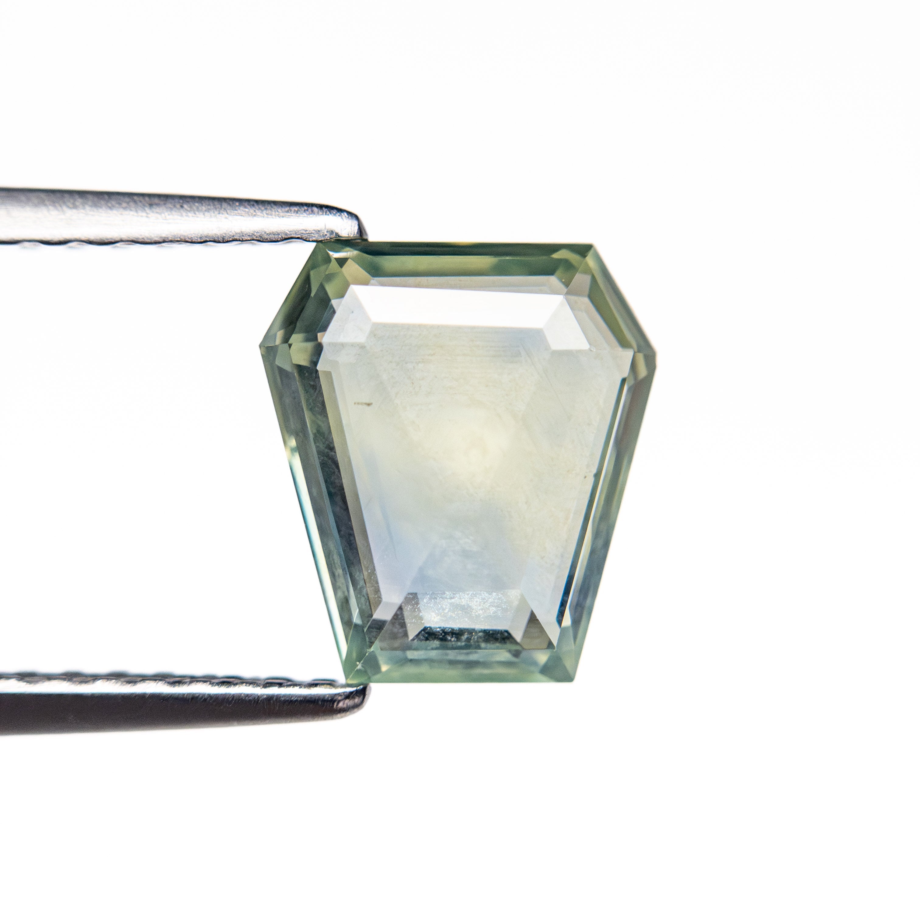 1.93ct Natural Blue Coffin Portrait Cut Sapphire Gemstone (8.06x7.32x3.11mm) - Perfect for Custom Jewelry, Engagement Rings & Unique Gifts