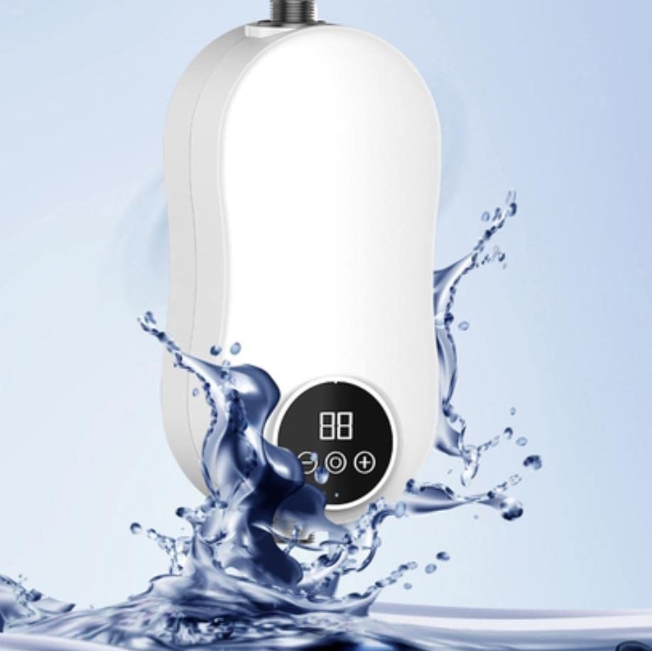 **Instant Electric Tankless Water Heater for Shower & Kitchen - On-Demand Hot Water Faucet for Bathroom & Sink - Perfect for Small Homes, Apartments & RVs**