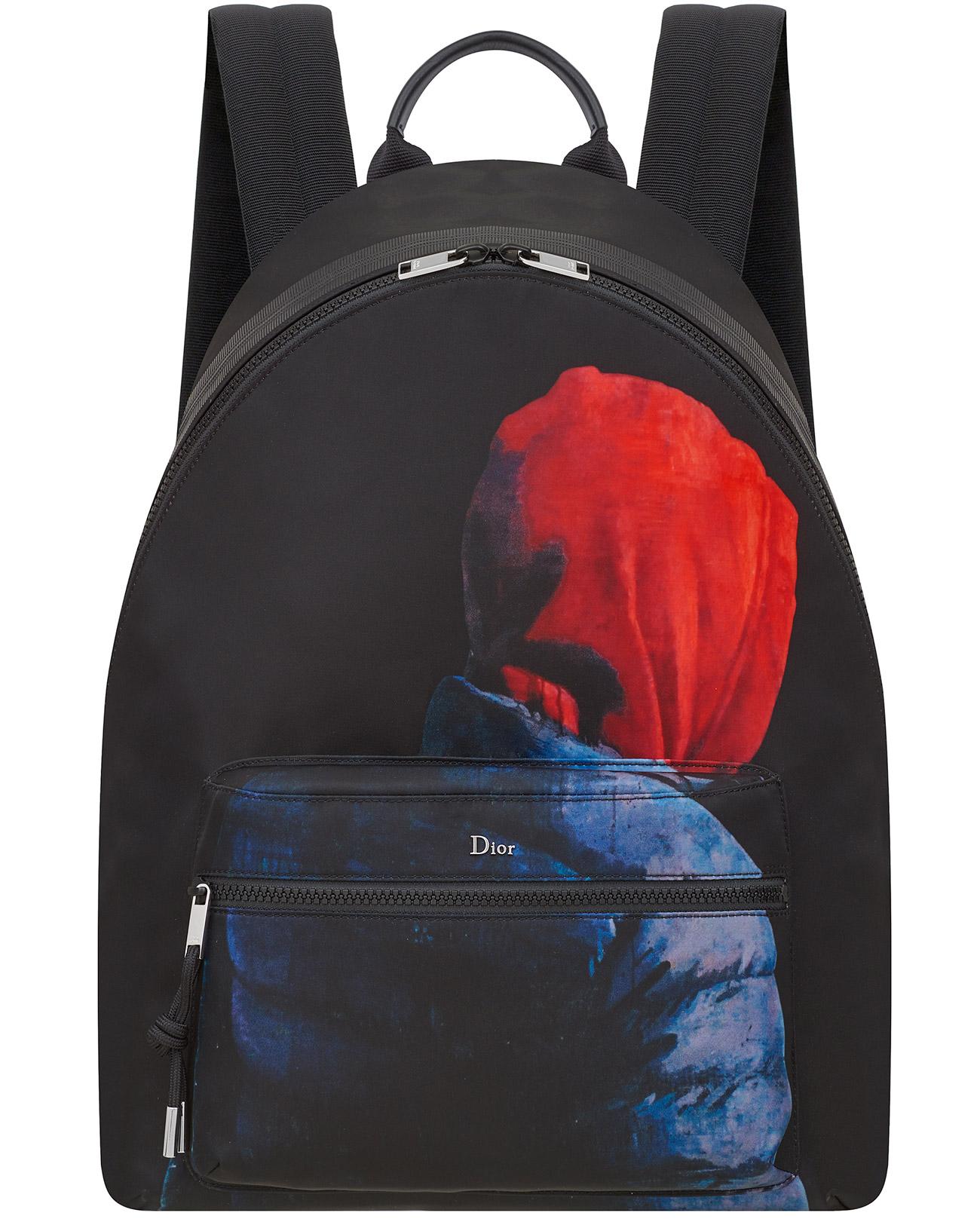 Christian Dior Homme X Francois Bard Floral Backpack for Men - Spring 2018 Limited Edition Designer Bag - Perfect for Travel, Work & Fashion Accessories