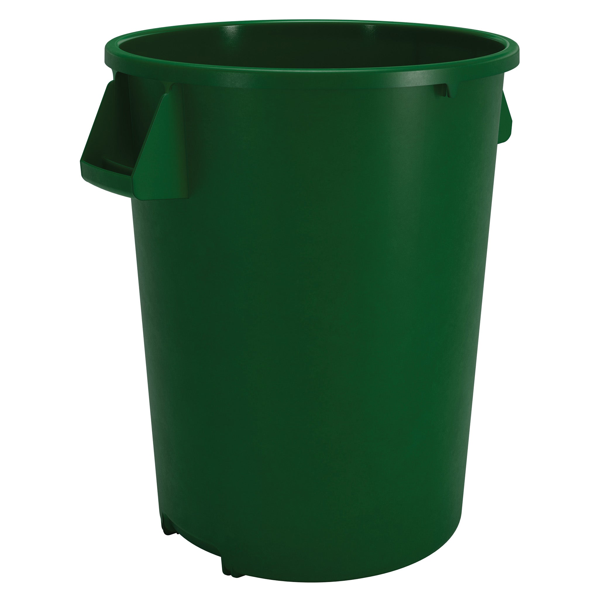 32 Gallon Color Coded Trash Can with Lid - Heavy Duty Waste Bin for Kitchen, Office, Garage & Outdoor Use - Durable Plastic Garbage Container with Handles (Red/Blue/Green)