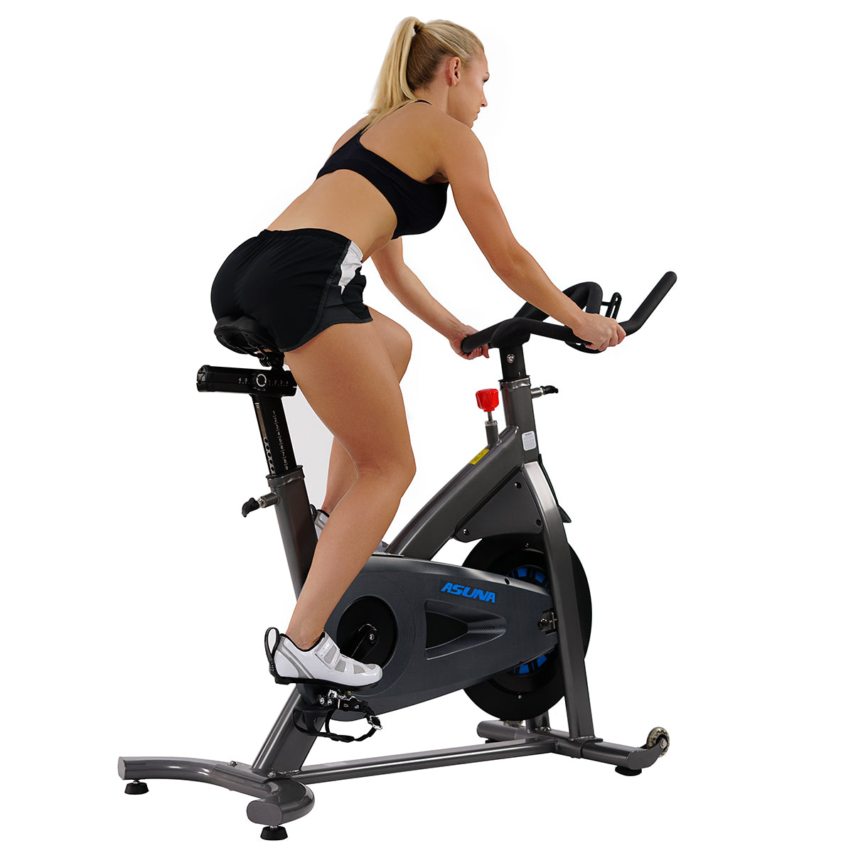 Premium Magnetic Chain Drive Turbo Commercial Indoor Cycling Bike - Heavy Duty Exercise Bike for Home & Gym Workouts - Perfect for Cardio, Endurance Training & Spin Classes