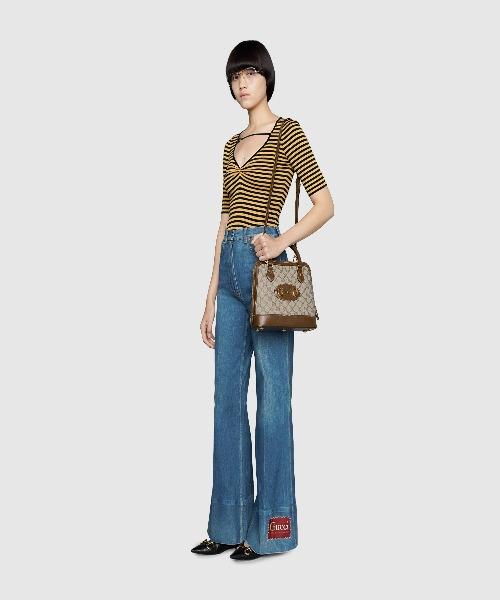 Gucci 1955 Horsebit Small Top Handle Bag GG Supreme - Luxury Designer Crossbody Purse for Women | Perfect for Work, Date Night & Special Occasions