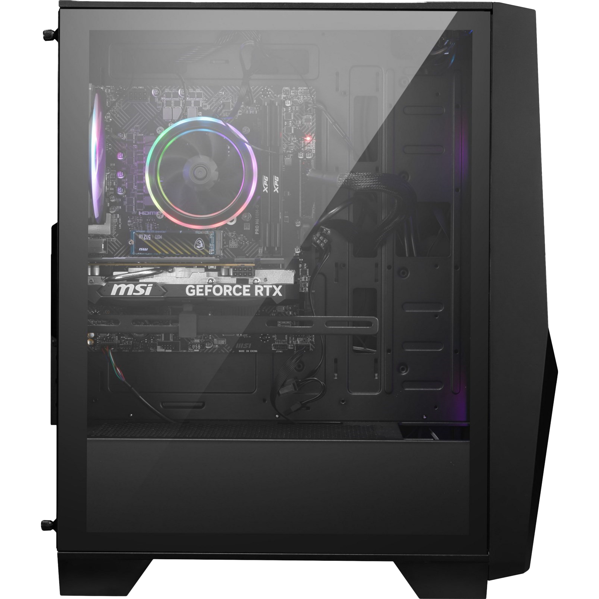 MSI Codex R2 C14NUC7 226US Gaming Desktop PC - Intel Core i7, NVIDIA RTX 3060, 16GB RAM, 1TB SSD - High Performance Gaming Computer for Streaming & Esports - Perfect for Home Gaming Setup & VR Gaming