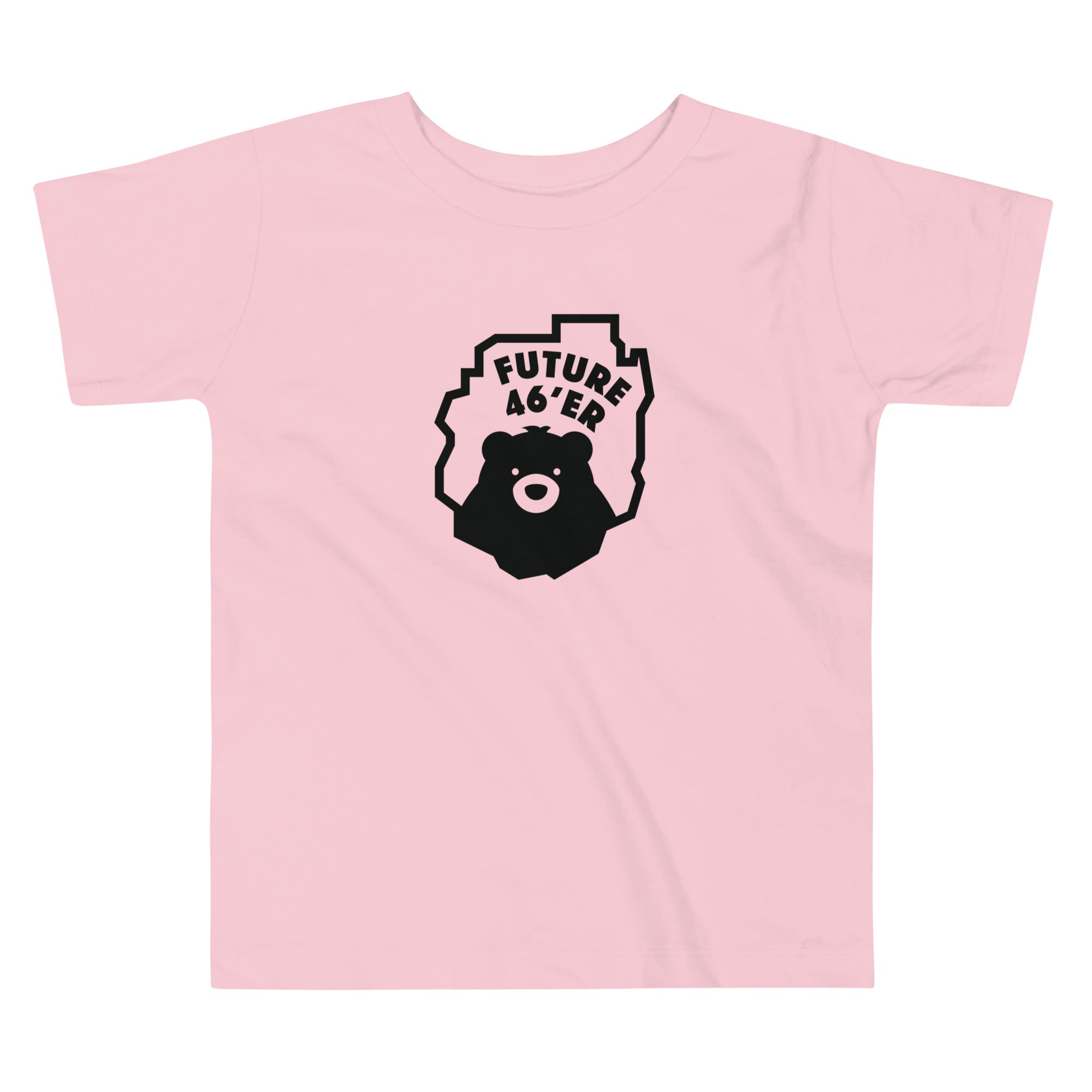 Future 46er Hiking Adventure T-Shirt for Toddlers - Comfortable Kids Climbing Tee for Outdoor Activities & Mountain Exploration