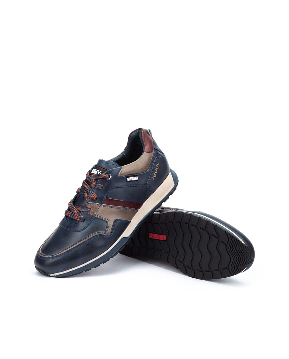 PIKOLINOS Men's Leather Sneakers - Comfortable & Stylish Casual Shoes for Walking, Travel & Everyday Wear