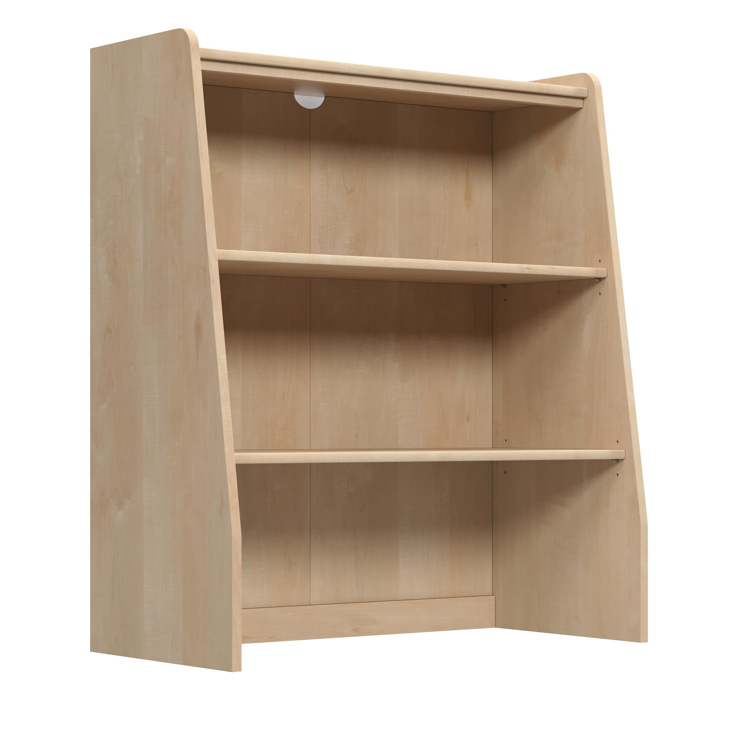 Sauder Clifford Place Commercial Office Hutch - Natural Maple Finish, Modern Office Storage Solution for Home & Business Workspaces