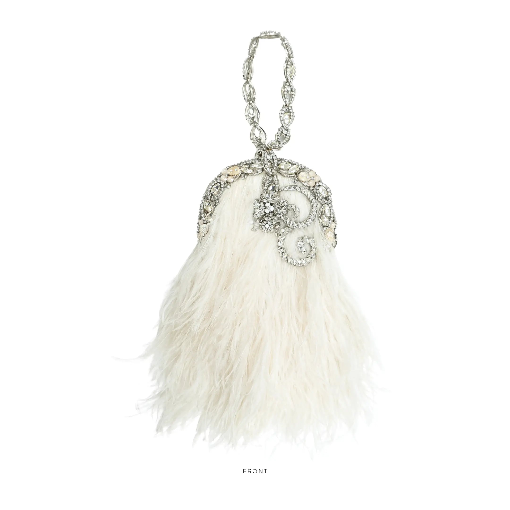 ERIKA Feather Crossbody Purse for Women - Stylish Handbag with Feather Accents for Evening Parties, Date Nights & Special Occasions