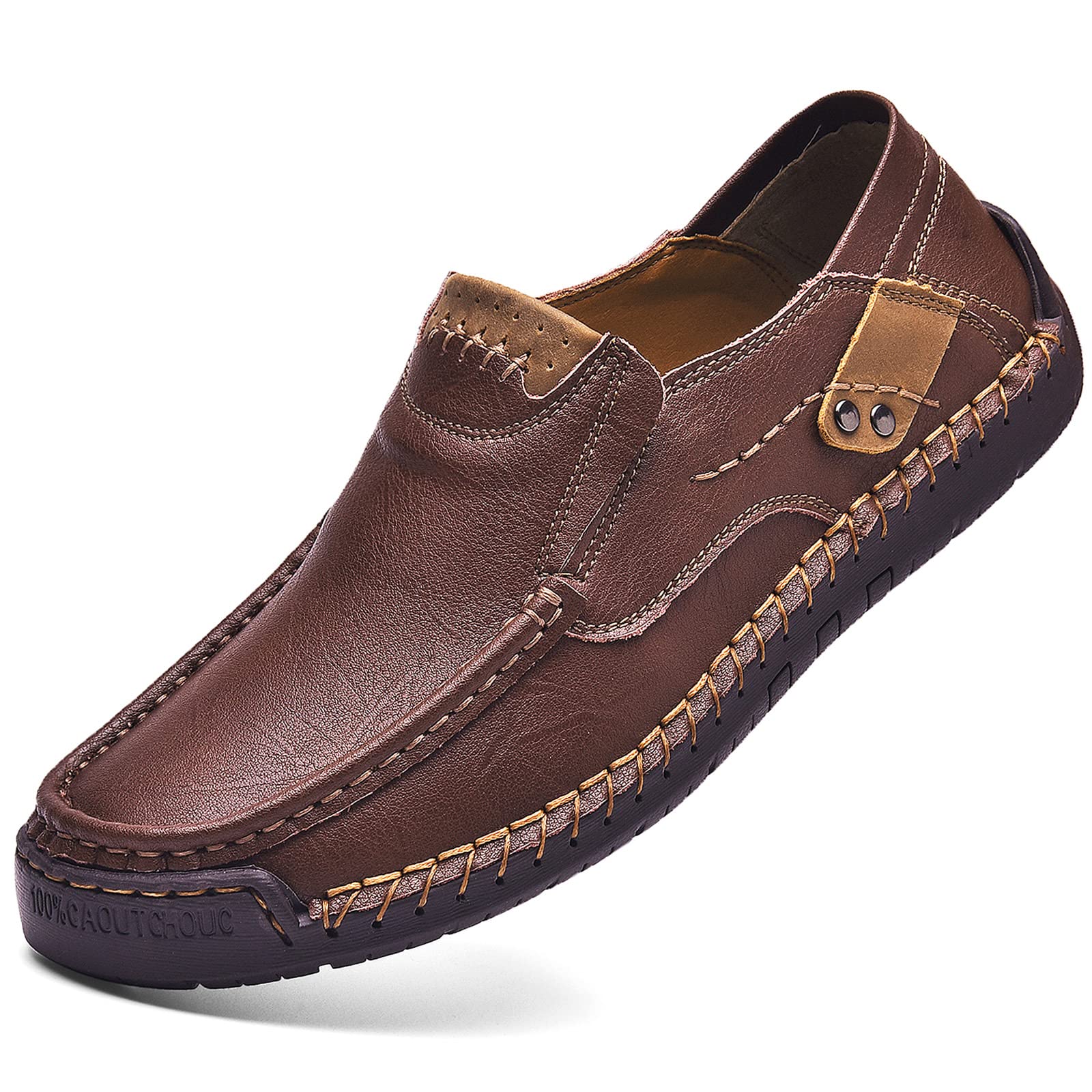 Men's Slip On Casual Loafers - Comfortable Driving Shoes for Men | Breathable & Lightweight | Perfect for Work, Travel & Everyday Wear