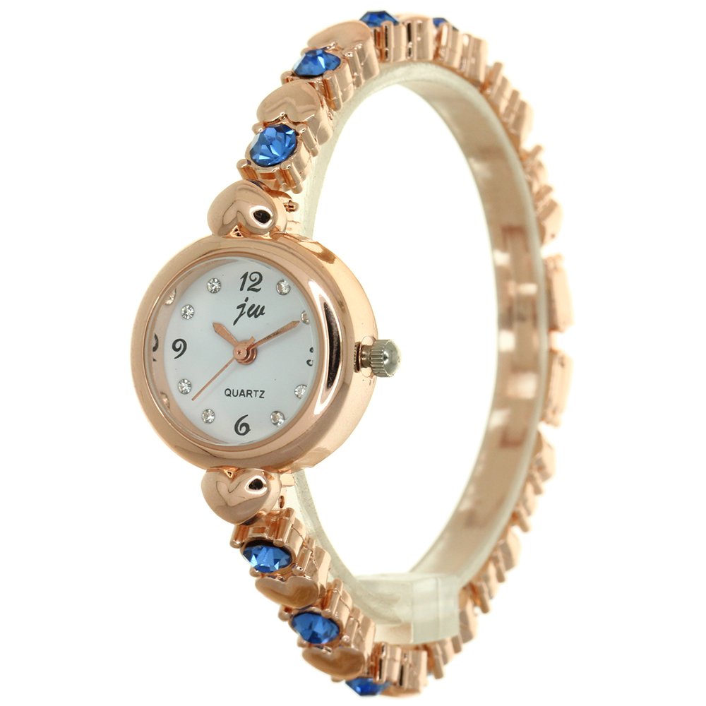 Stylish Women's Crystal Cartoon Bracelet Watch - Luxury Analog Quartz Dress Watch with Clasp - Perfect for Casual, Business & Gifting (Japan Design) - Elegant Wristwatch for Girls & Women