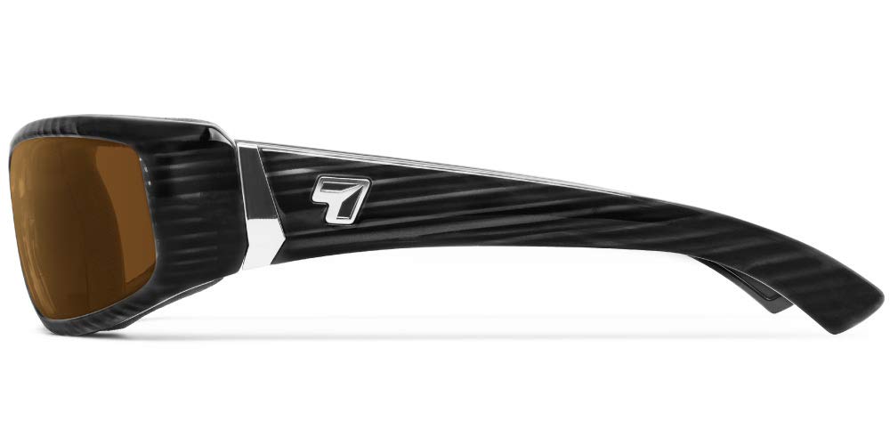7eye by Panoptx Bali Windproof Sunglasses - Gray Tortoise Frame with Copper Lenses for UV Protection | Perfect for Cycling, Running, and Outdoor Sports