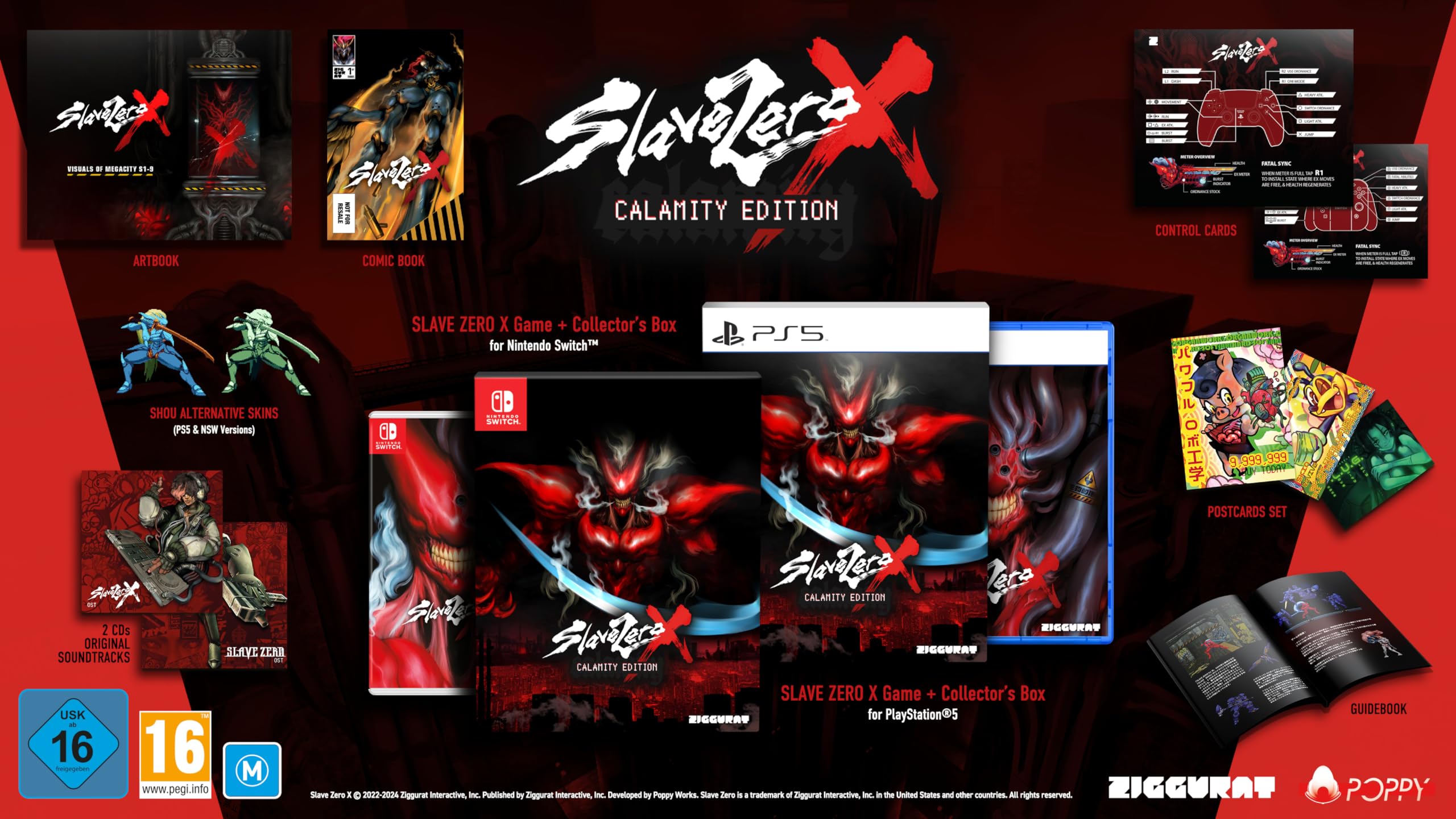 Slave Zero X Calamity Edition for PS5 - Limited Collector's Edition | Action-Adventure Game for PlayStation 5 | Perfect for Hardcore Gamers & Collectors