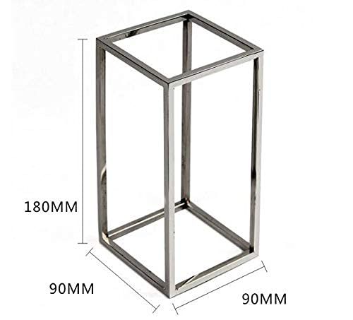 Premium Silver Stainless Steel Shoe & Handbag Display Stand - Elegant Retail Store Window Props & Decorations for Boutique, Jewelry, and Fashion Accessories Showcase