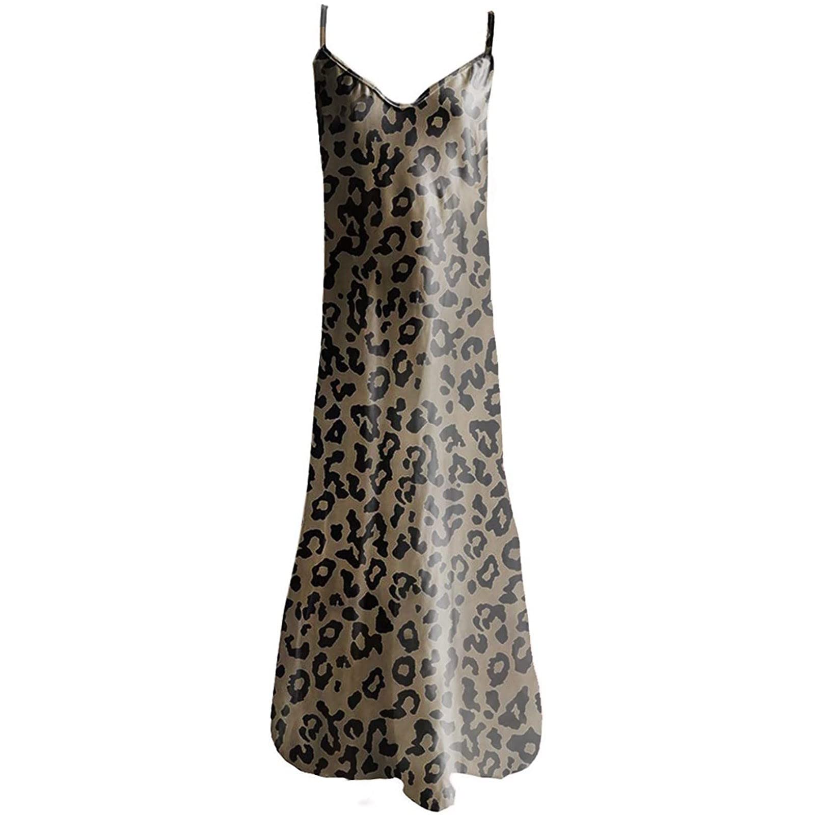 Women's Summer Maxi Dress - Sleeveless Boho Sundress with V-Neck | Flowy Long Beach Dress for Vacation, Hawaiian Style | Perfect for Beach Outings, Tropical Getaways & Summer Parties