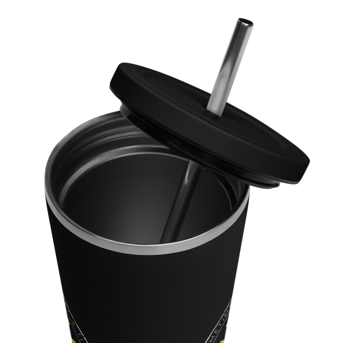 Custom Printed Insulated Tumbler with Straw & Lid - 20oz Vacuum Sealed Stainless Steel Travel Mug - Perfect for Coffee, Tea & Cold Drinks at Office, Gym or Outdoor Activities