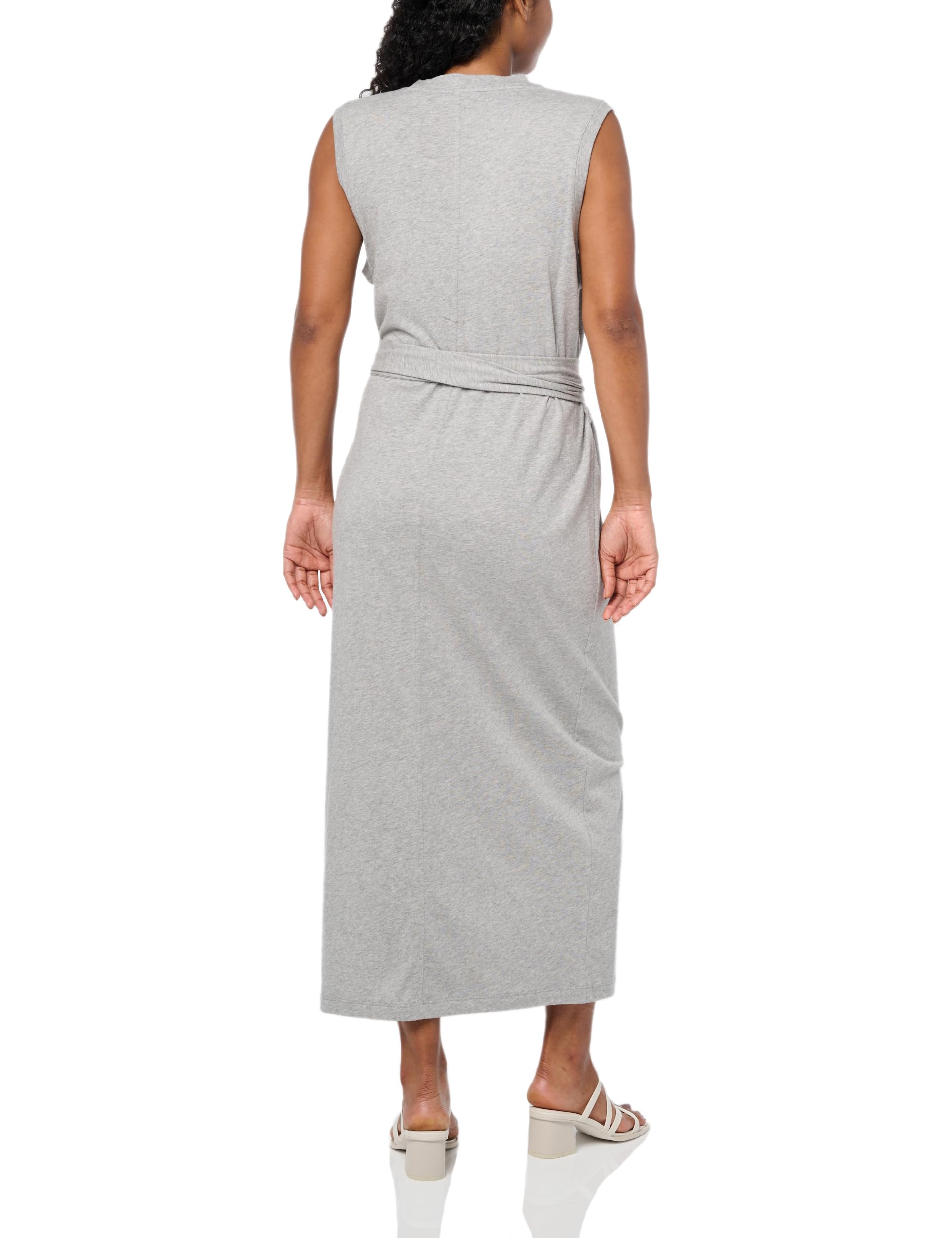 Vince Women's Sleeveless Wrap Dress - Flattering Summer Midi Dress for Casual & Office Wear | Perfect for Weddings, Parties & Date Nights