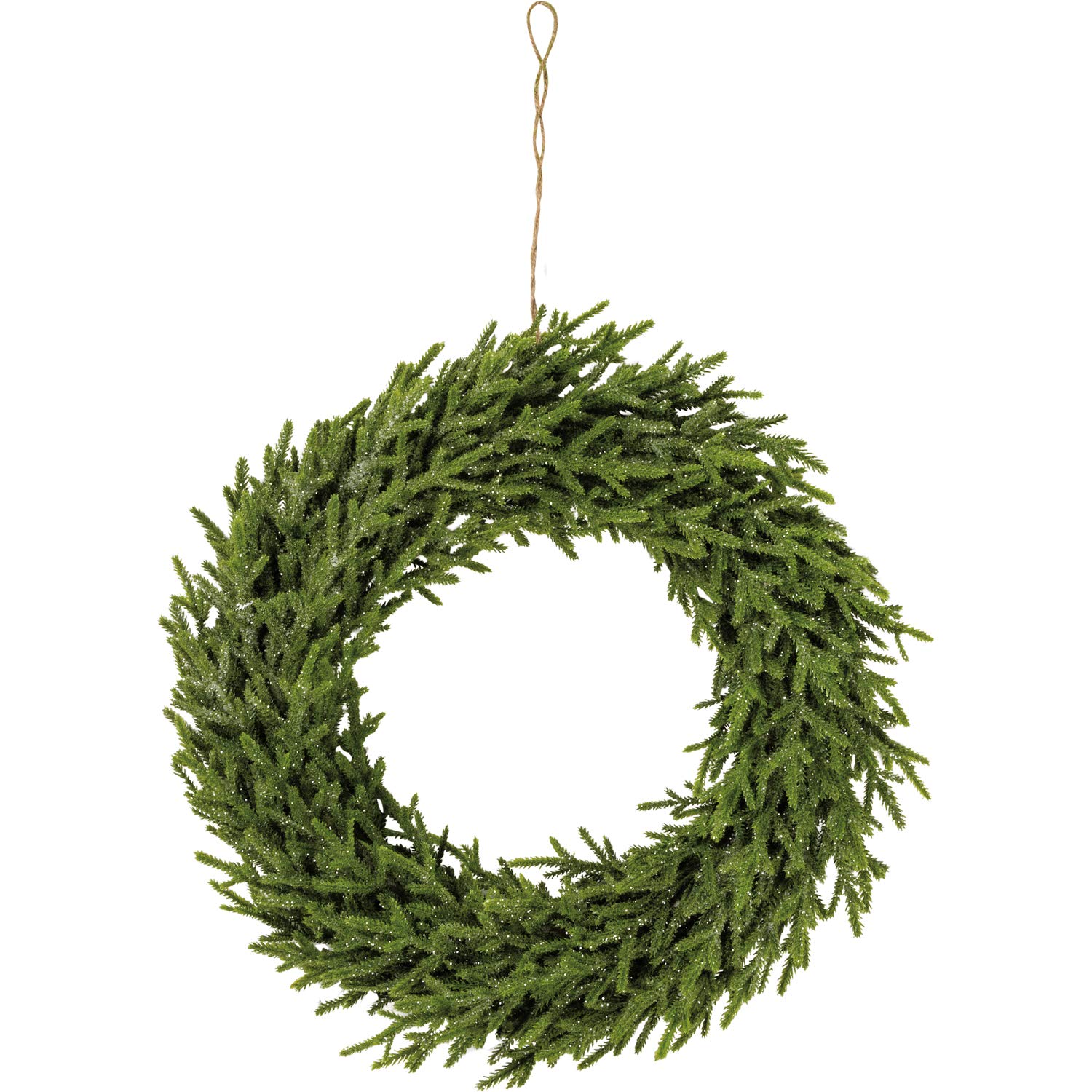 Primitives by Kathy 18 Inch Ice Themed Wreath - Perfect for Winter Home Decor, Christmas Door Hanging & Seasonal Wall Display