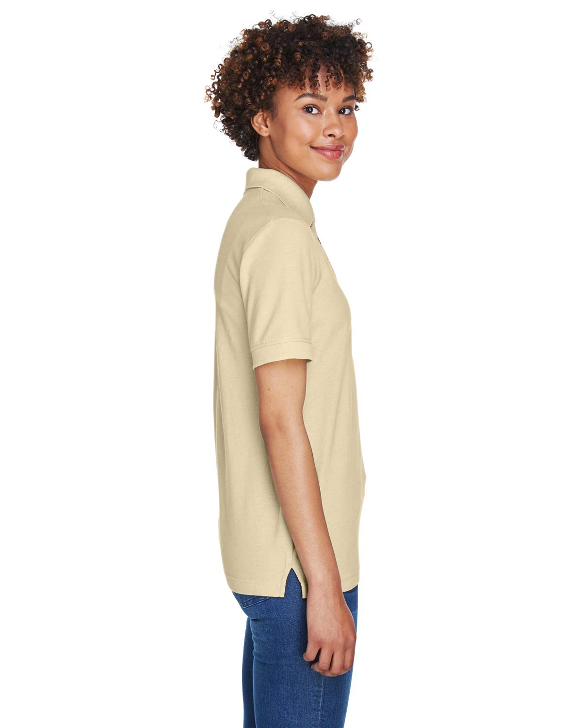 UltraClub 8541 Women's Breathable Pique Polo Shirt - Soft Cotton Comfort Fit for Golf, Tennis & Casual Wear