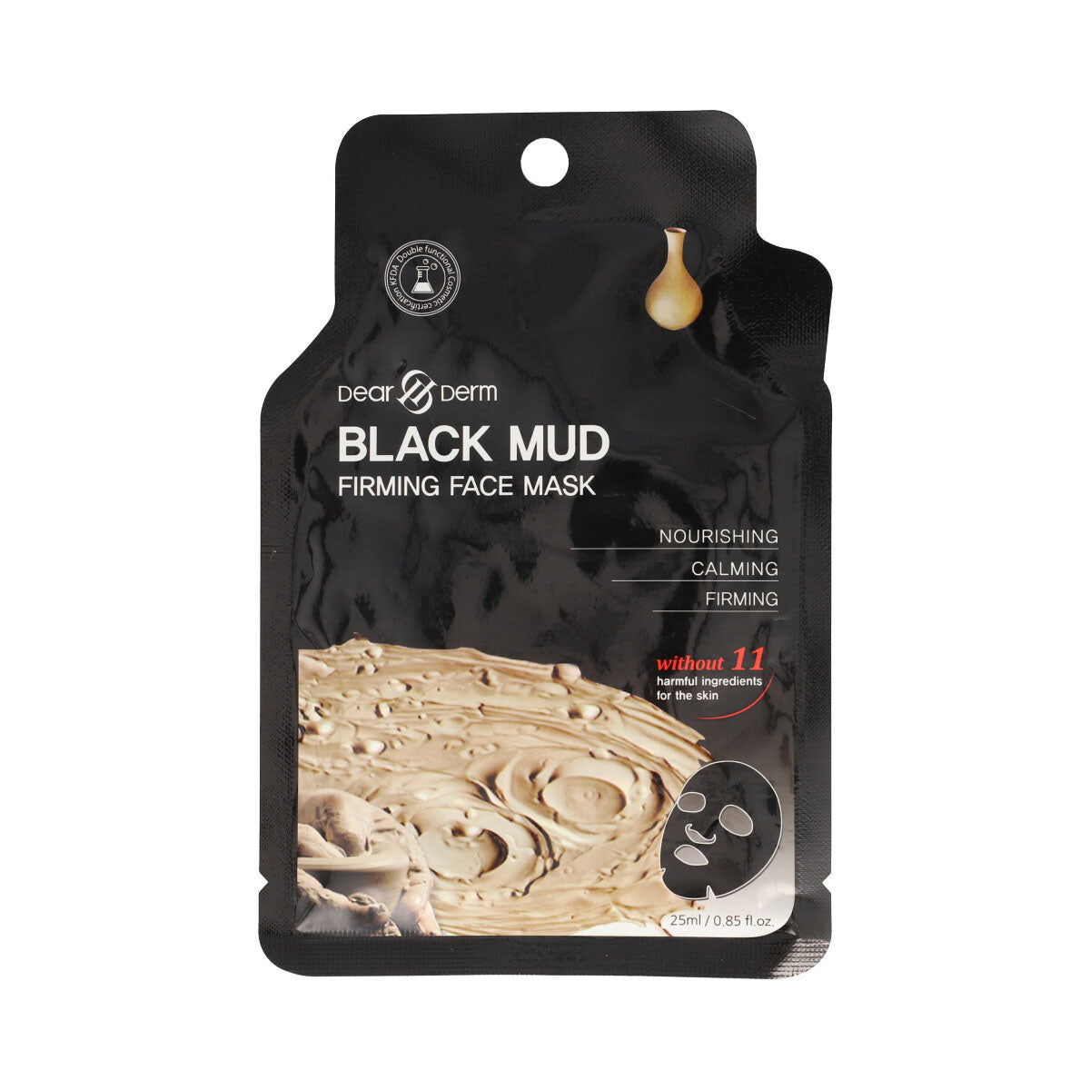 Black Mud Facial Mask - Deep Cleansing & Detoxifying for Acne & Blackheads - Perfect for Spa Nights & Self-Care Routines