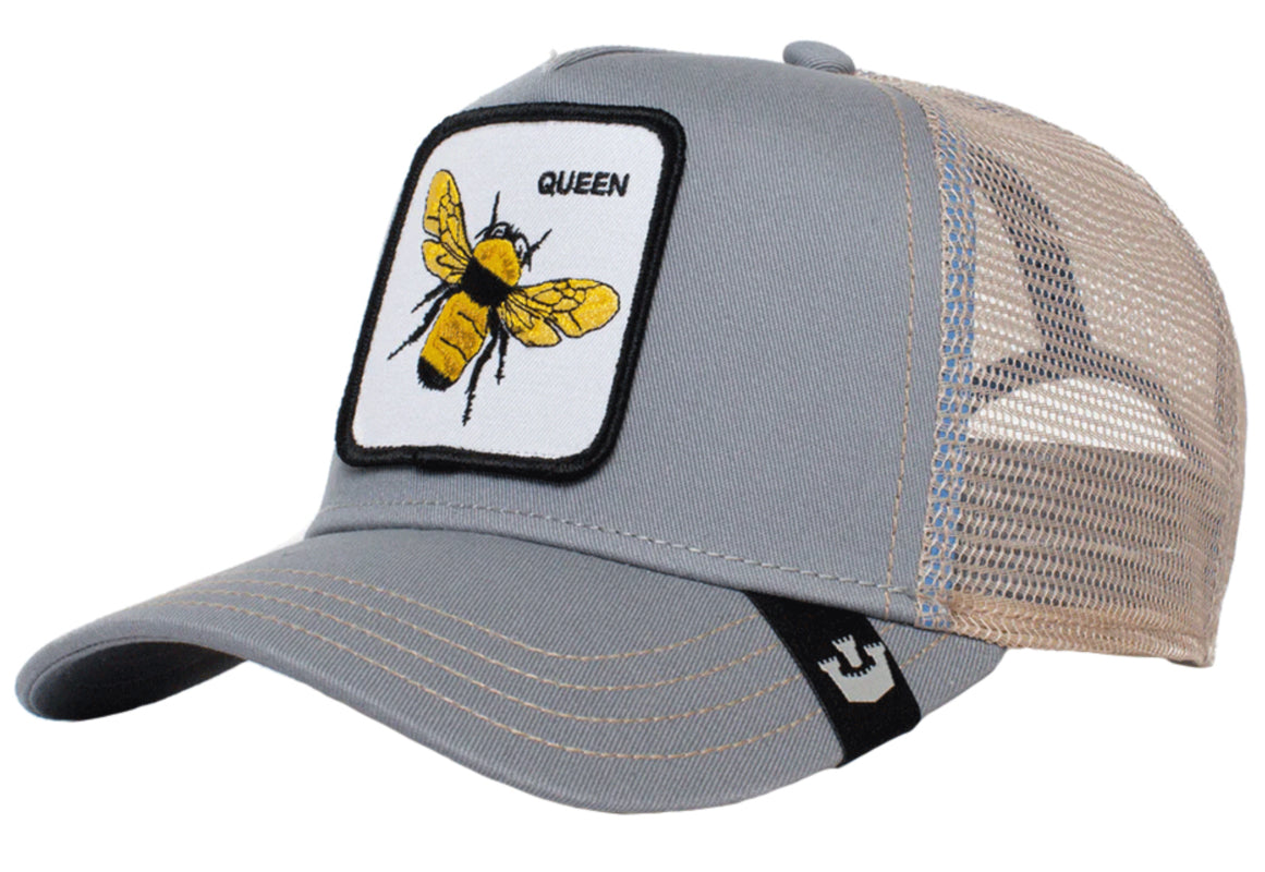 Goorin 'Queen Bee' Trucker Style Baseball Cap in Slate - Stylish Unisex Hat for Outdoor Activities, Sports & Fashion
