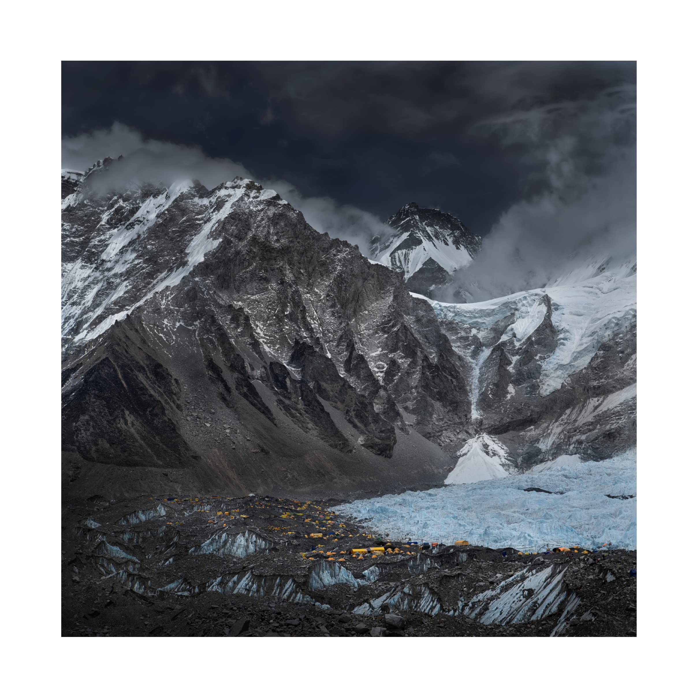 Trademark Fine Art 'Himalaya' Canvas Wall Art by Yan Zhang - Stunning Mountain Landscape Painting for Living Room, Bedroom & Office Decor