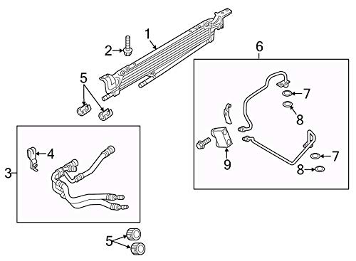 Ford DG1Z-7R081-A Automatic Transmission Oil Cooler Hose - Replacement Part for Ford Vehicles - Perfect for Transmission Maintenance & Repair