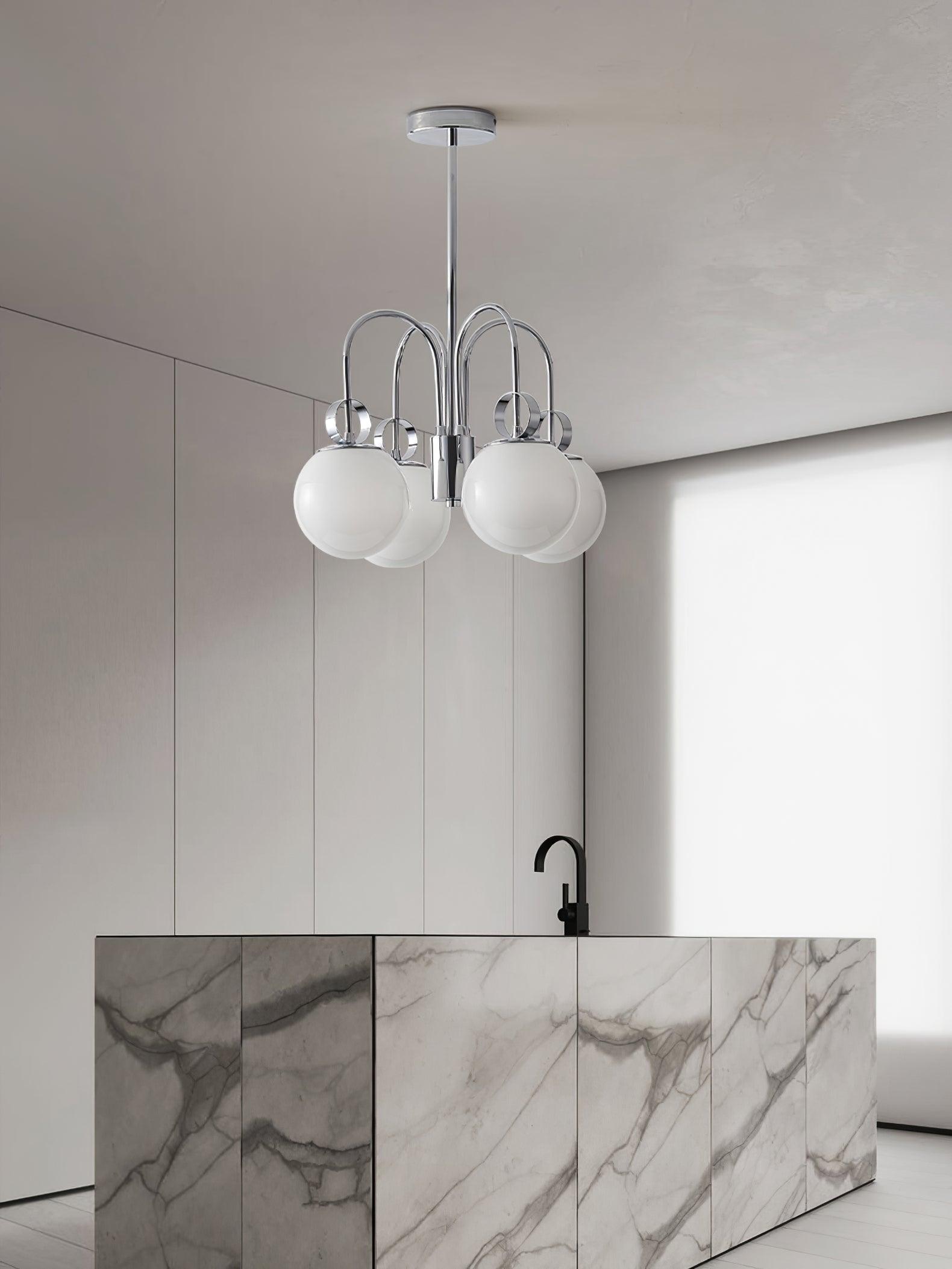 Carisa Collection Chandelier - Elegant Crystal Ceiling Light Fixture for Dining Room, Living Room & Bedroom Decor