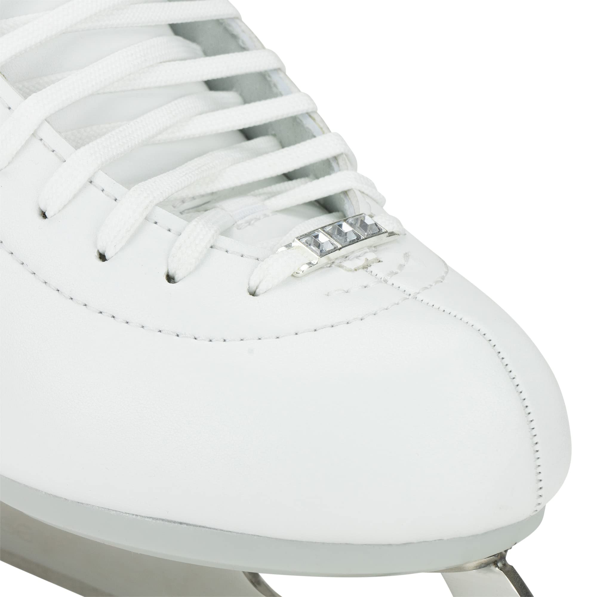 Riedell Crystal Adult Figure Skates - Stainless Steel Vesta Blade for Competitive Ice Skating | Perfect for Training, Performances & Ice Shows