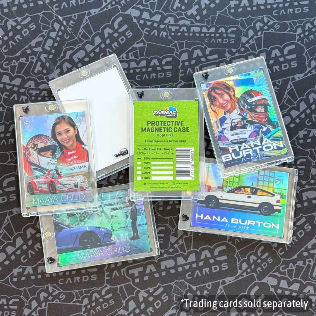 Tarmac Cards Mag Case 35pt Size (Version 2) - Premium Card Holder for Collectible Trading Cards, Sports Cards & Gaming Cards - Perfect for Storage, Display & Protection