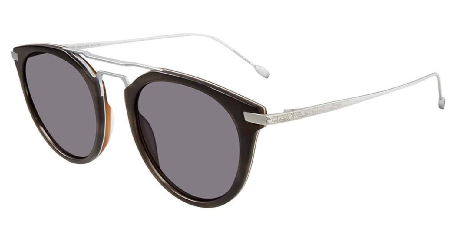 John Varvatos V 522 Grey Polarized Sunglasses for Men - UV Protection & Stylish Aviator Design - Perfect for Driving, Travel & Outdoor Activities