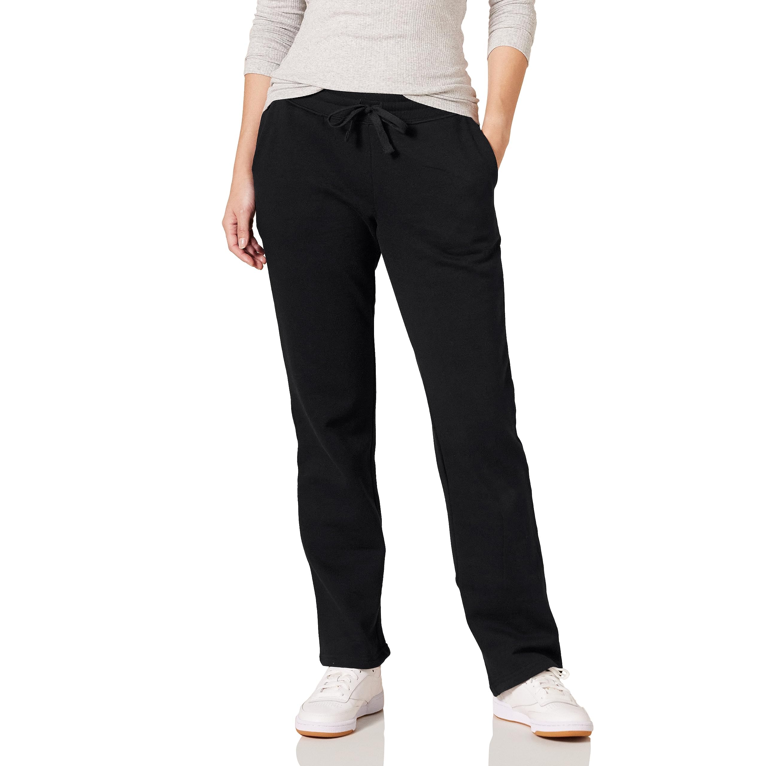 Amazon Essentials Women's Fleece Straight Leg Sweatpants - Plus Size Available | Comfortable Lounge Pants for Home, Yoga & Casual Wear