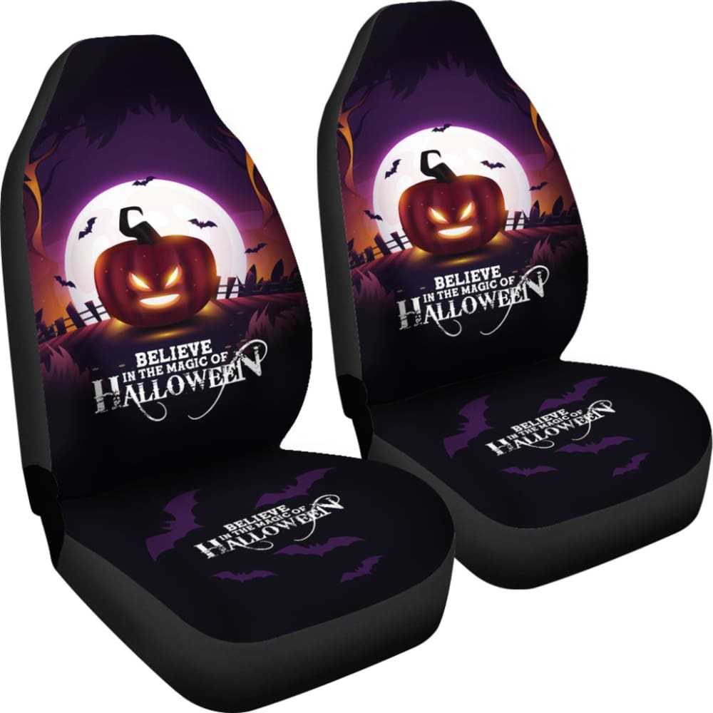 Halloween Car Seat Covers - Spooky & Fun Car Accessories for Halloween Decorations | Perfect for Trick-or-Treating & Halloween Parties