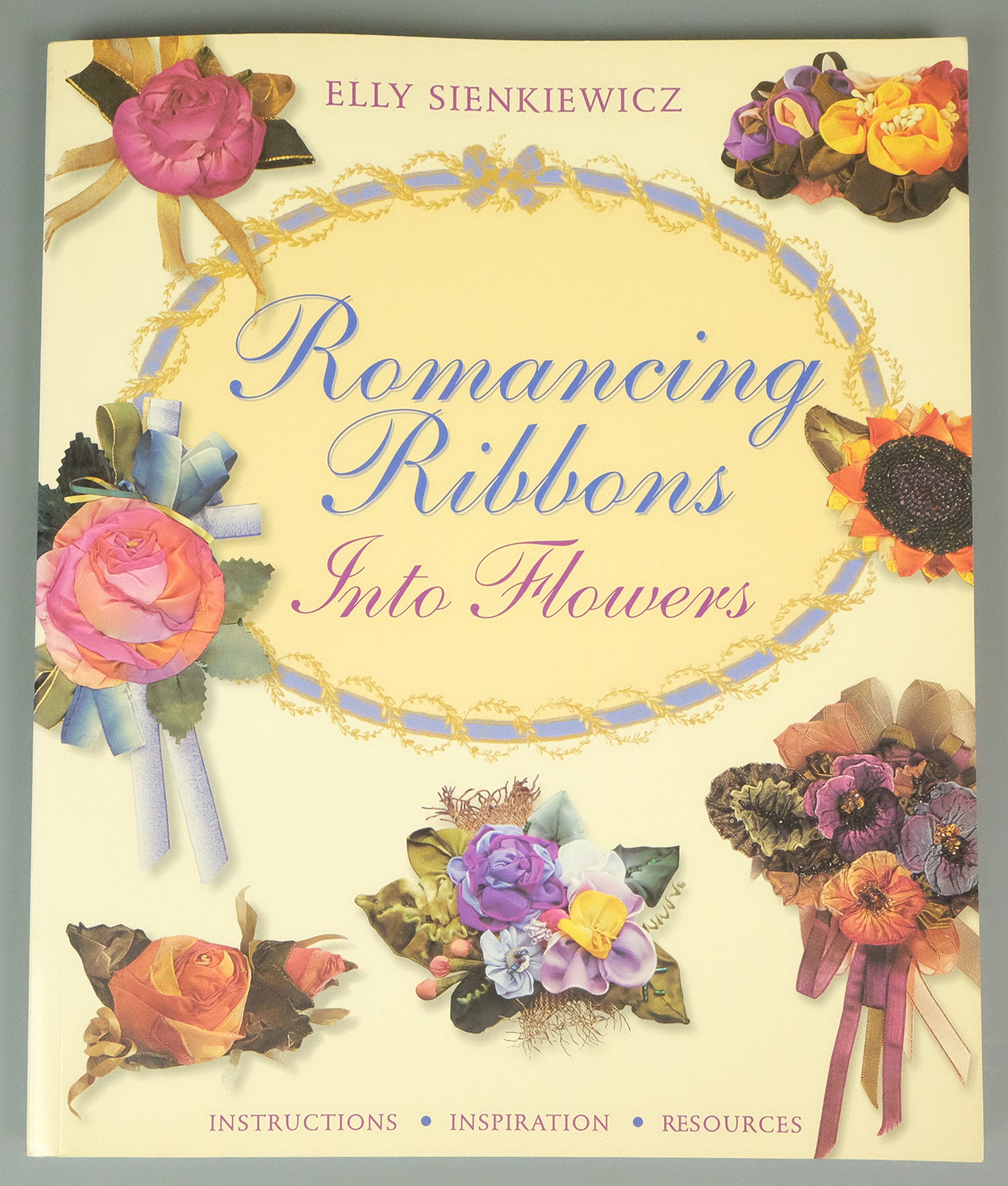 Romantic Ribbon Flower Making Kit - DIY Floral Craft Supplies for Wedding, Home Decor, Gift Wrapping & Scrapbooking