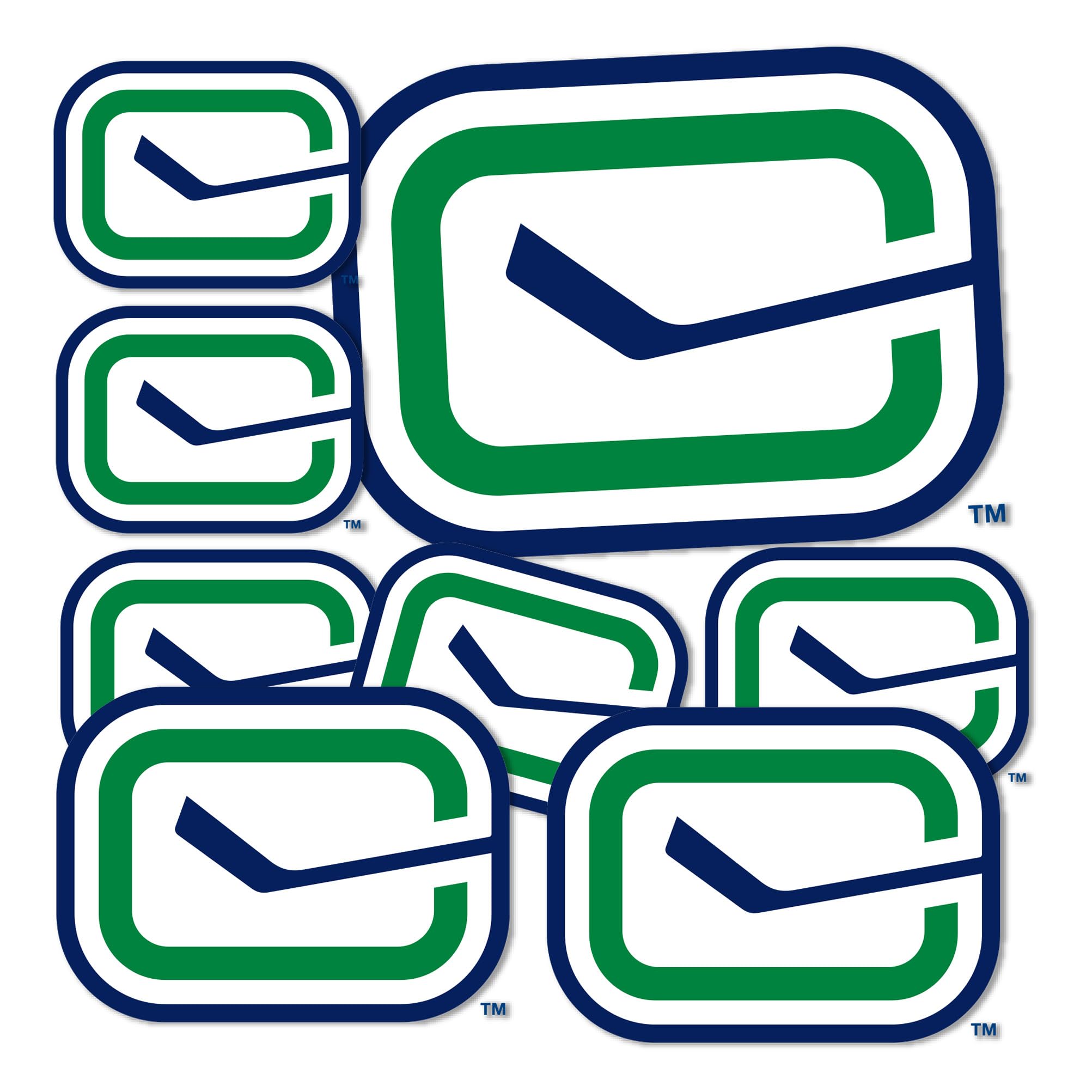 Vancouver Canucks NHL Team Sticker - Desert Cactus Hockey Vinyl Decal for Laptop, Water Bottle, Car & Scrapbook | Durable NHL Hockey Fan Gift & Home Decor