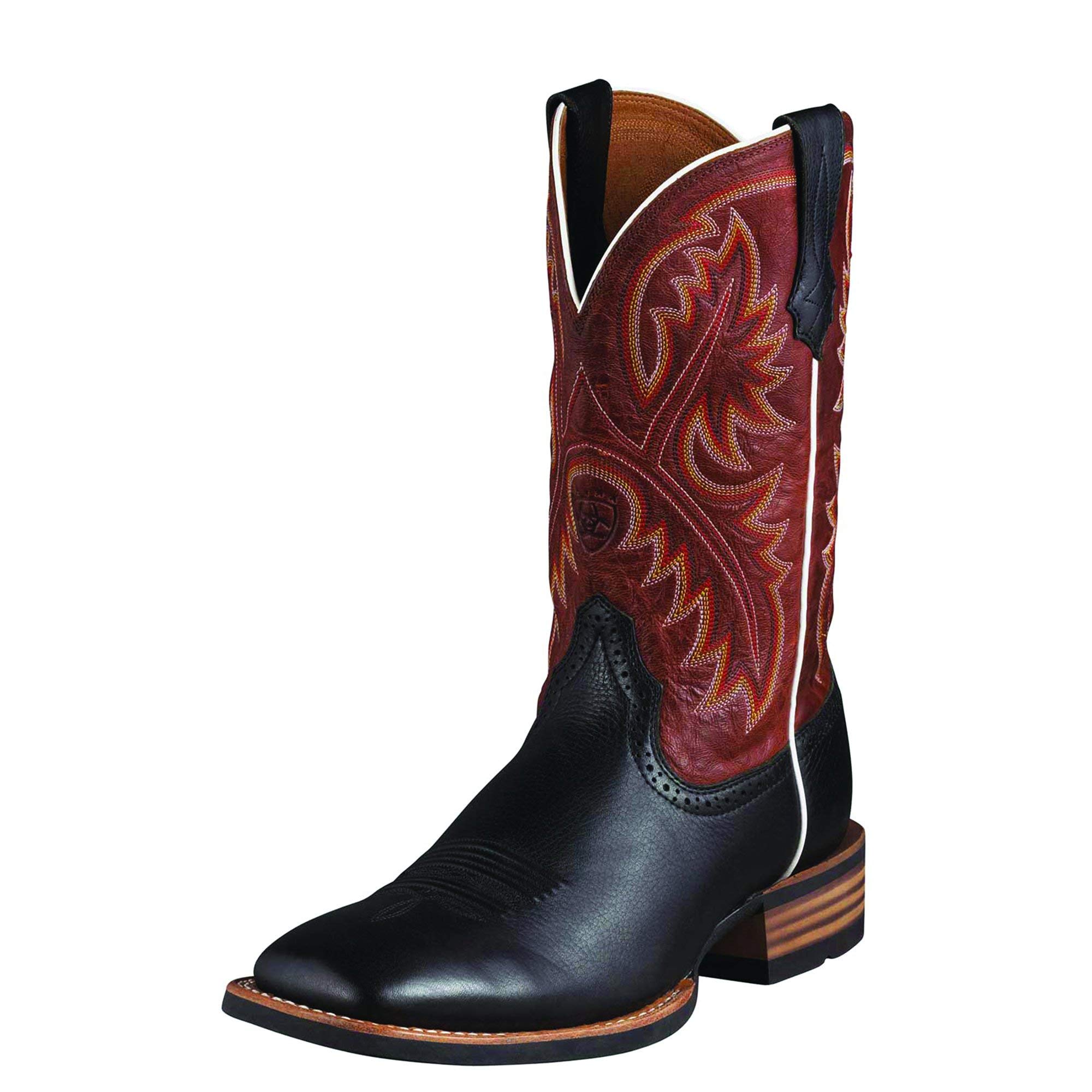 Ariat Men's Quickdraw Western Boot - Durable Cowboy Boots for Riding, Work & Casual Wear | Comfortable & Stylish for Ranch, Rodeo & Everyday Use