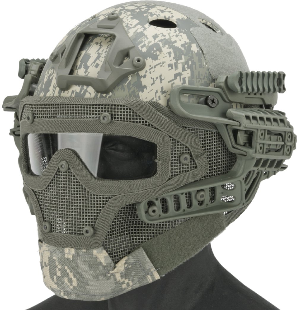 Evike Matrix Legionnaire Full Head Protection System - Non-Bulletproof Airsoft Mask for Tactical Games & Training - Perfect for Airsoft, Cosplay & Military Simulation