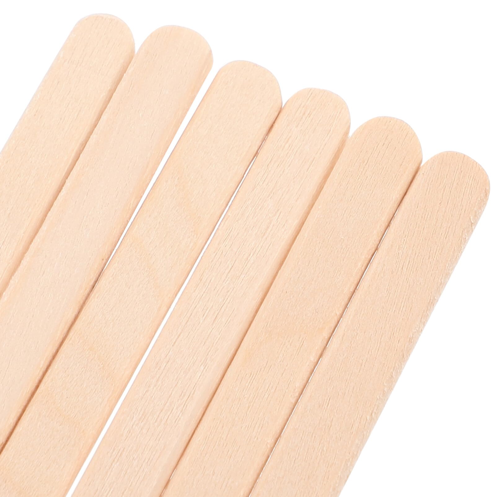 NOLITOY 100pcs Waxing Sticks for Hair Removal - Wooden Applicator Spatulas for Face, Eyebrows, Lips, Nose & Body - Perfect for Salon, Spa & At-Home Waxing