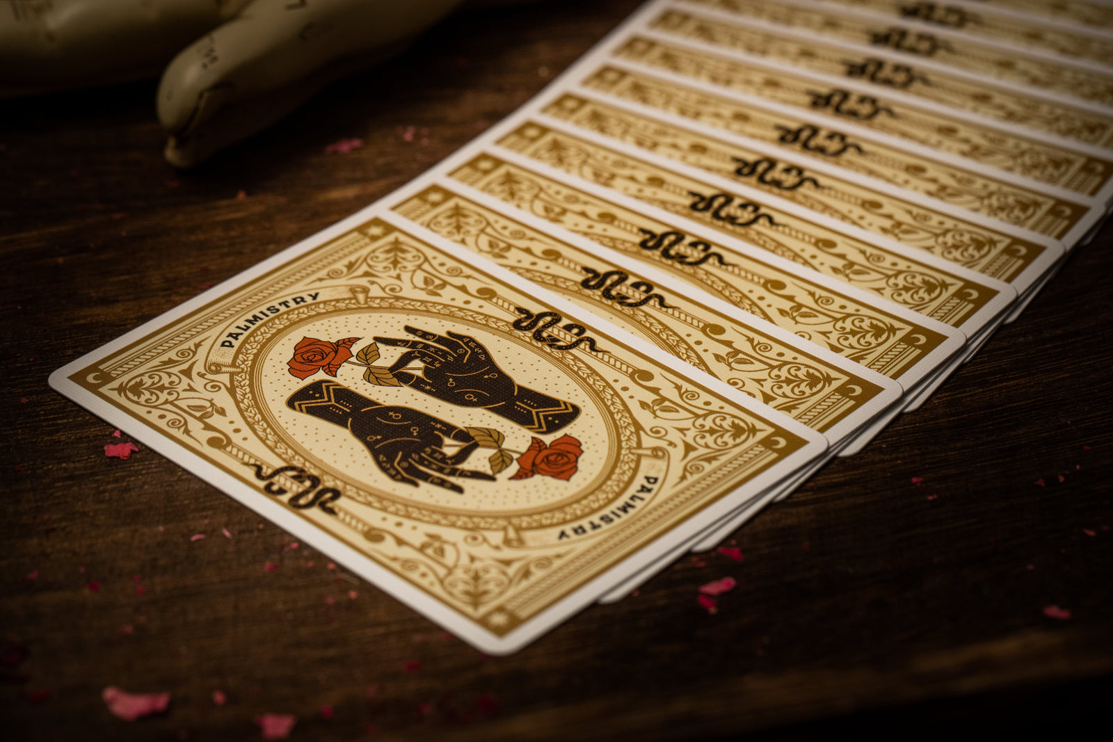Palmistry Playing Cards - Divination & Fortune Telling Deck for Beginners & Professionals | Perfect for Tarot Readings, Psychic Practice & Party Games